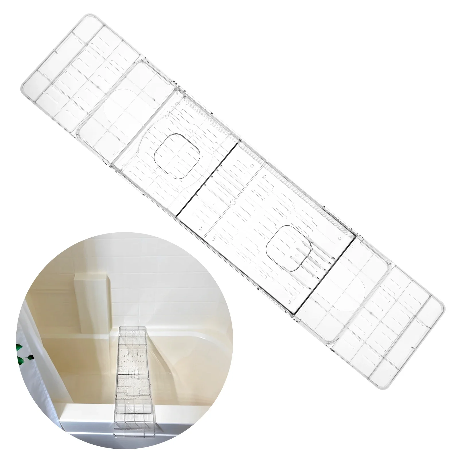 Clear Bathtub Tray Expandable Bath Shelf Over Tub Bathtub Storage Table Multifunctional Bathroom Accessories for Home Bathroom
Clear Bathtub Tray Expandable Bath Shelf Over Tub Bathtub Storage Table Multifunctional Bathroom Accessories for Home Bathroom