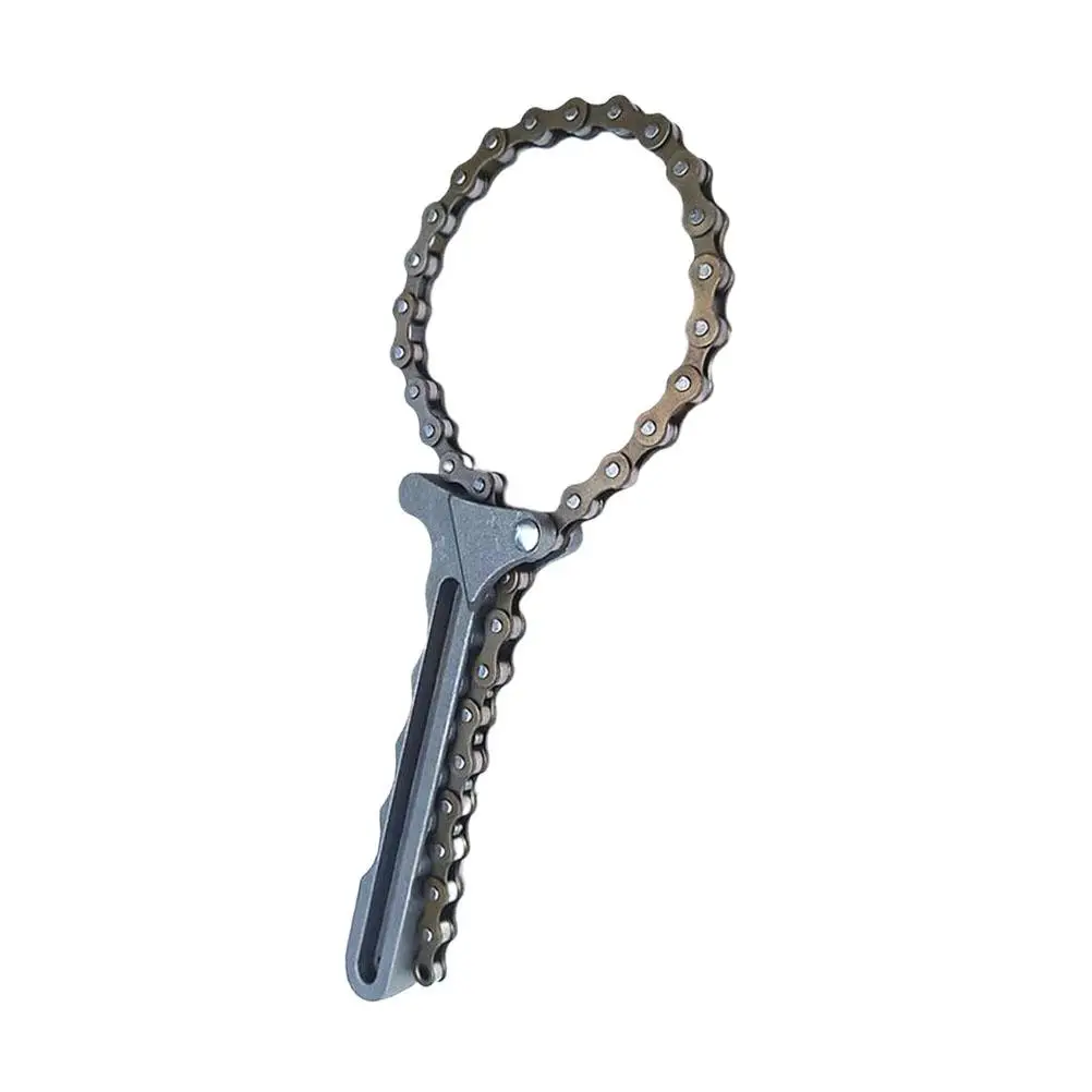 Oil Filter Wrench Heavy Duty Chain Professional Tool Engine Filters Grip Key Chain Spanner Multi Function Oil Change
Oil Filter Wrench Heavy Duty Chain Professional Tool Engine Filters Grip Key Chain Spanner Multi Function Oil Change