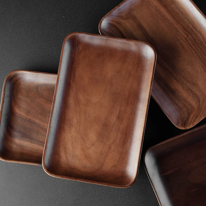 Japanese wooden dish black walnut rectangular breakfast snack dish hotel cafe snack dish wooden tableware
Japanese wooden dish black walnut rectangular breakfast snack dish hotel cafe snack dish wooden tableware