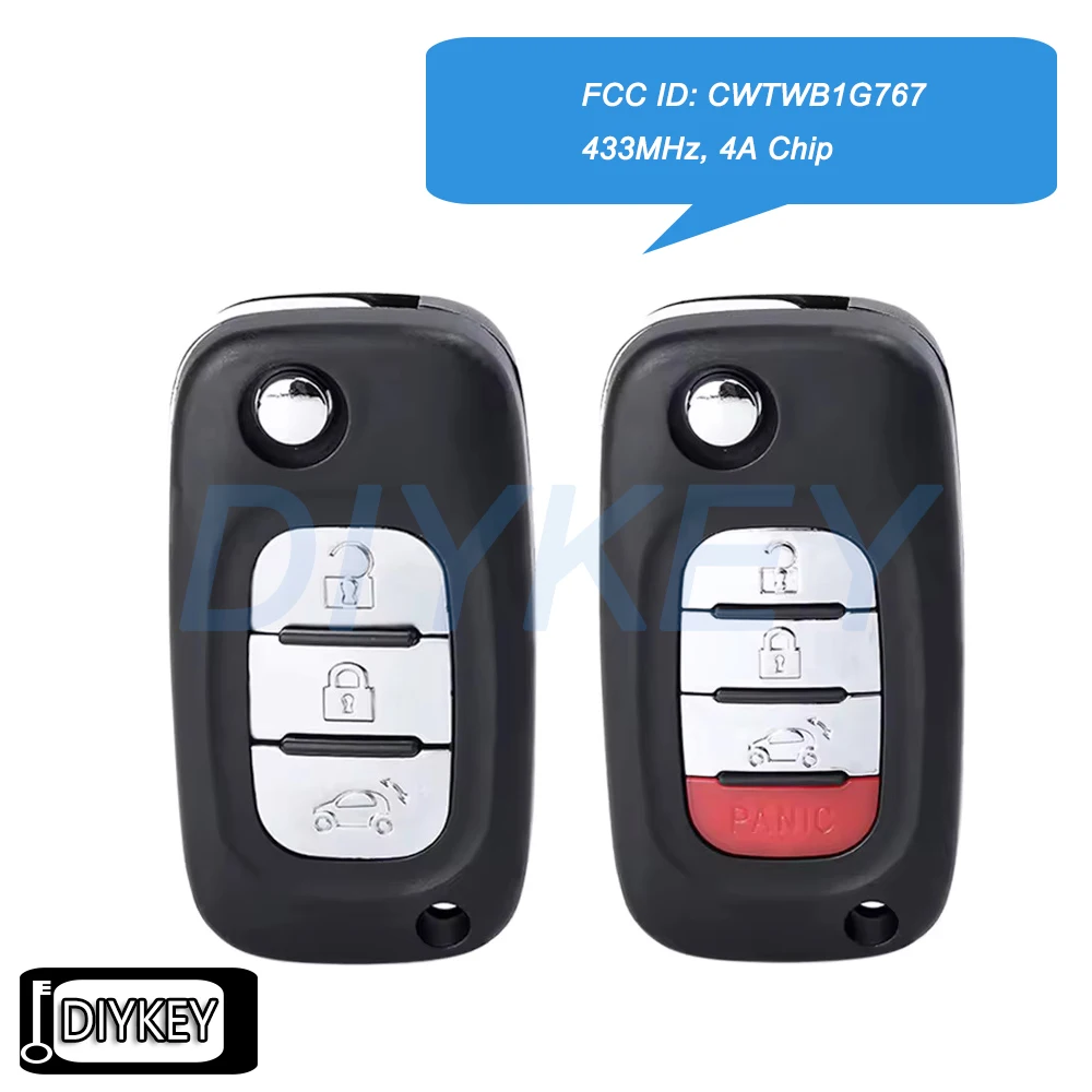 3/ 4 Buttons Flip Remote Car Key Fob 433MHz 4A Chip for Mercedes Benz Smart Fortwo 453 Forfour 2015 2016 2017 FCC ID: CWTWB1G767
3/ 4 Buttons Flip Remote Car Key Fob 433MHz 4A Chip for Mercedes Benz Smart Fortwo 453 Forfour 2015 2016 2017 FCC ID: CWTWB1G767