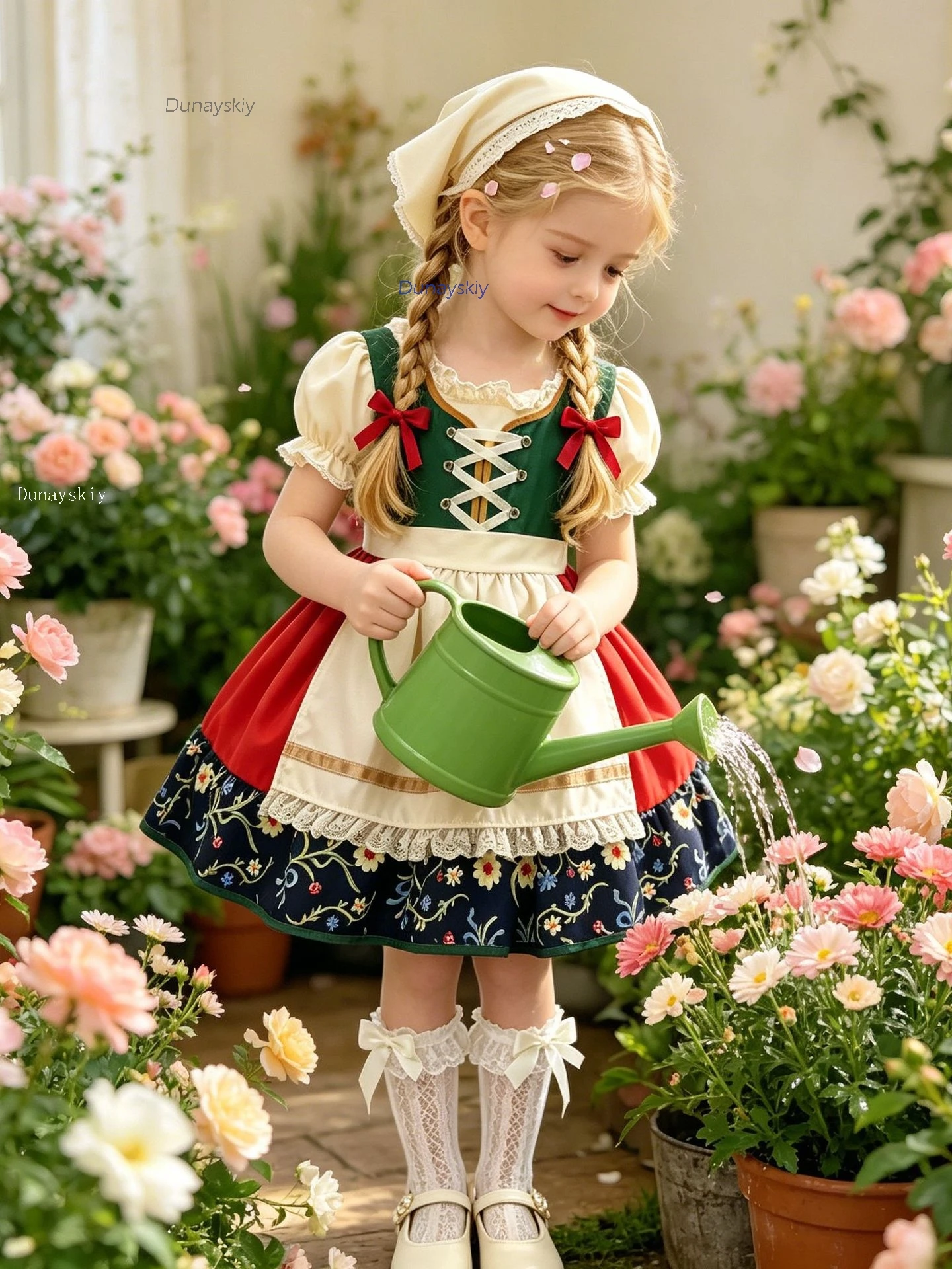 Girls' German Bavarian Dirndl Dress Munich Oktoberfest Cosplay Costume Halloween Carnival Farm Photoshoot Folk Dance Outfits
Girls' German Bavarian Dirndl Dress Munich Oktoberfest Cosplay Costume Halloween Carnival Farm Photoshoot Folk Dance Outfits
