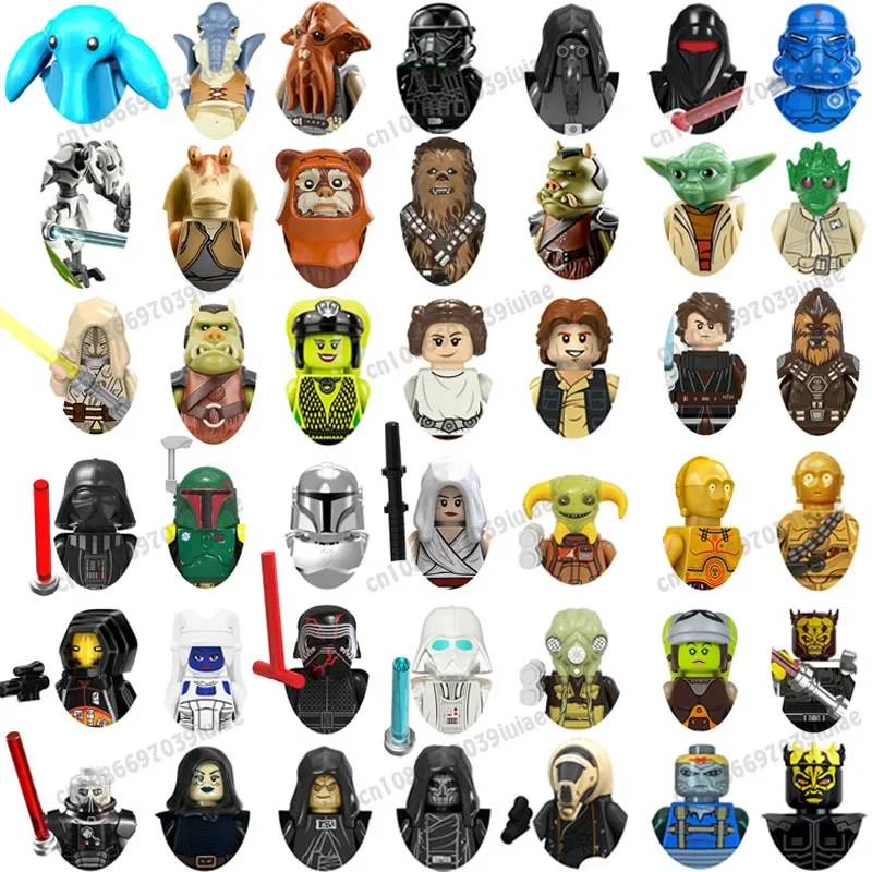 PG812Star Wars Darth Vader Count Dooku Obi-Wan Han Solo Robot Figure Toy Bricks Assembling Doll Building Blocks Birthday Present
PG812Star Wars Darth Vader Count Dooku Obi-Wan Han Solo Robot Figure Toy Bricks Assembling Doll Building Blocks Birthday Present