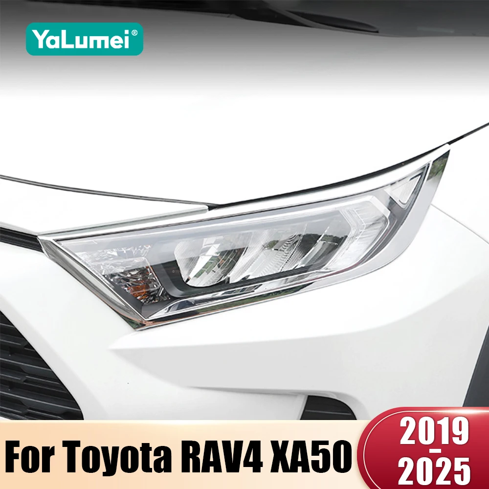 Для Toyota RAV4 XA50 2019-2025 гибридных автомобилей: декоративные накладки на передние фары (реснички/брови)
Для Toyota RAV4 XA50 2019-2025 гибридных автомобилей: декоративные накладки на передние фары (реснички/брови)