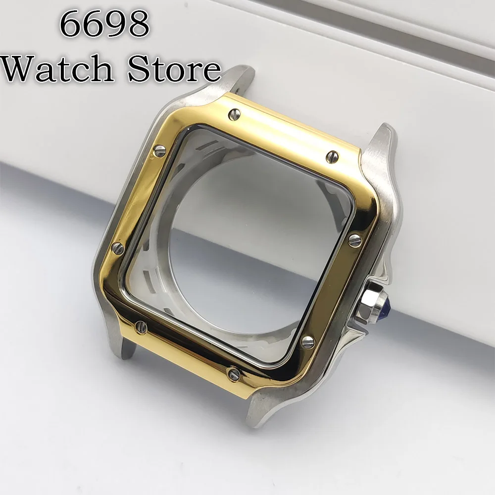 38 mm NH35 case 316L stainless steel case 50M water resistant Suitable for NH35 movements Suitable for Santos watch parts
38 mm NH35 case 316L stainless steel case 50M water resistant Suitable for NH35 movements Suitable for Santos watch parts