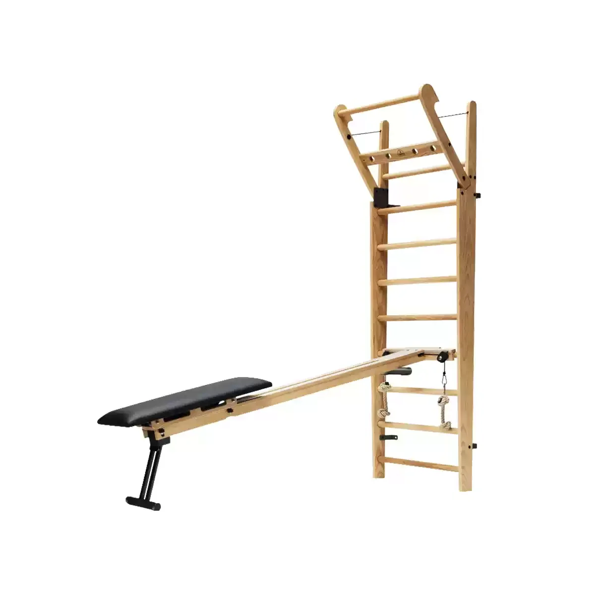 Indoor rib wooden frame household fitness equipment, gravitational training device combination
Indoor rib wooden frame household fitness equipment, gravitational training device combination
