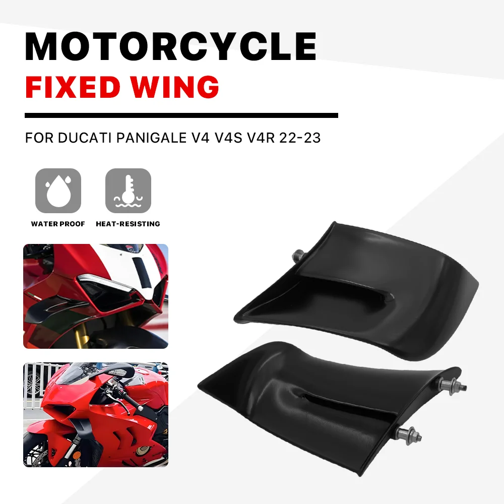 For DUCATI Panigale V4 V4S V4R 2022 2023 Motorcycle Winglets Accessories Side Panels Fixed Wing Aerodynamics Fairing Kit ABS
For DUCATI Panigale V4 V4S V4R 2022 2023 Motorcycle Winglets Accessories Side Panels Fixed Wing Aerodynamics Fairing Kit ABS