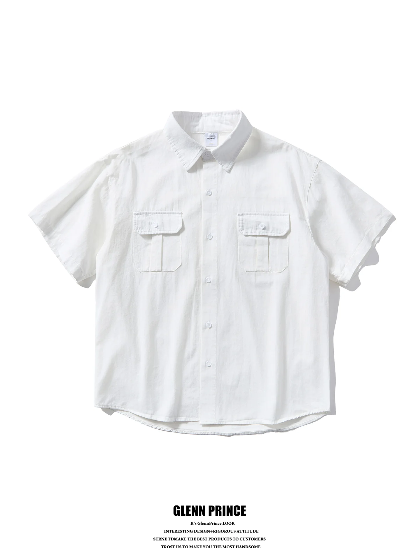 GPstudio Japanese Style Pure Cotton Short Sleeve Shirt Casual Loose Thin Men's Shirt Double Pocket Workwear Lightweight Shirt
GPstudio Japanese Style Pure Cotton Short Sleeve Shirt Casual Loose Thin Men's Shirt Double Pocket Workwear Lightweight Shirt