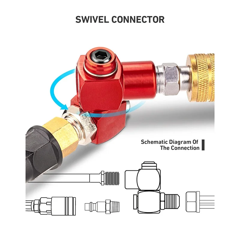 FAST-2-Pack 1/4 дюйма NPT, поворотные фитинги для воздушных шлангов на 360 градусов, соединитель воздушного шланга без утечек с быстроразъемным соединением MNPT 1/4 дюйма
FAST-2-Pack 1/4 дюйма NPT, поворотные фитинги для воздушных шлангов на 360 градусов, соединитель воздушного шланга без утечек с быстроразъемным соединением MNPT 1/4 дюйма