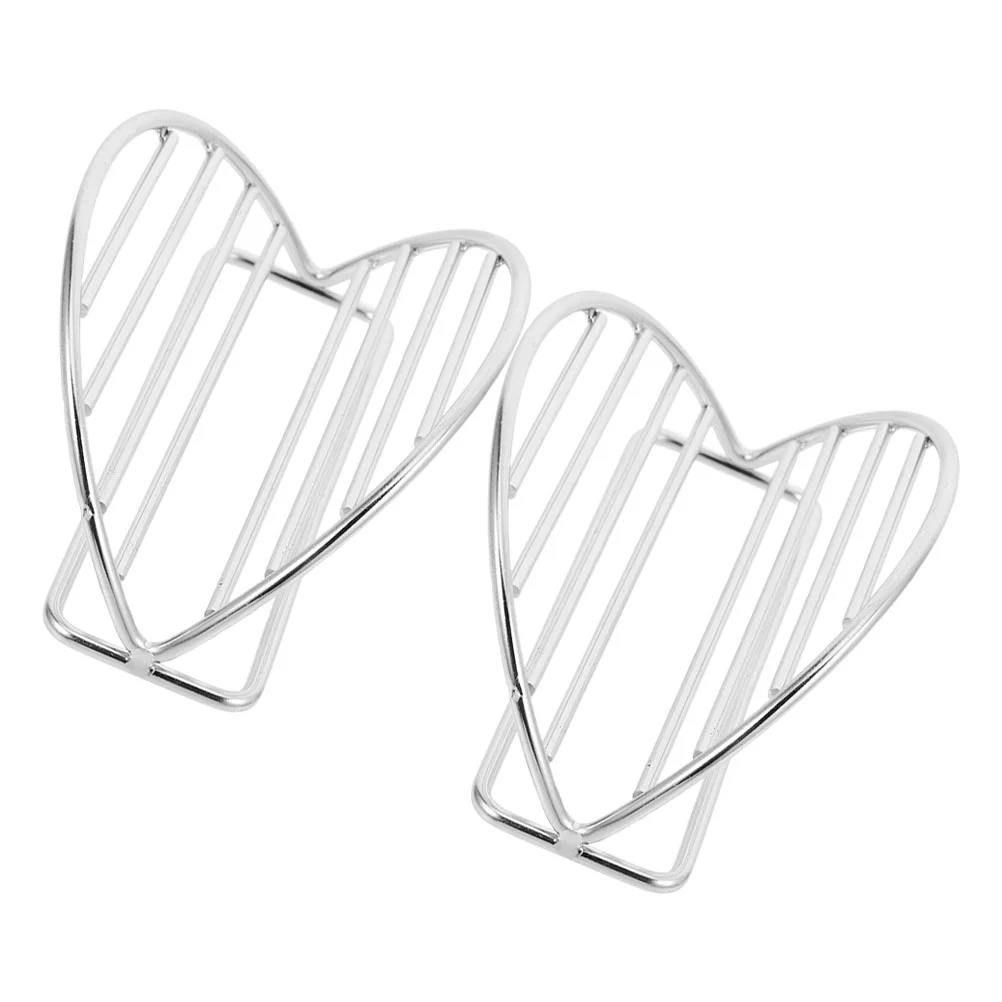 2 Pcs Stainless Steel Pancake Rack Taco Holder Tray Even Heating Multifunctional Family Dinners Friend
2 Pcs Stainless Steel Pancake Rack Taco Holder Tray Even Heating Multifunctional Family Dinners Friend