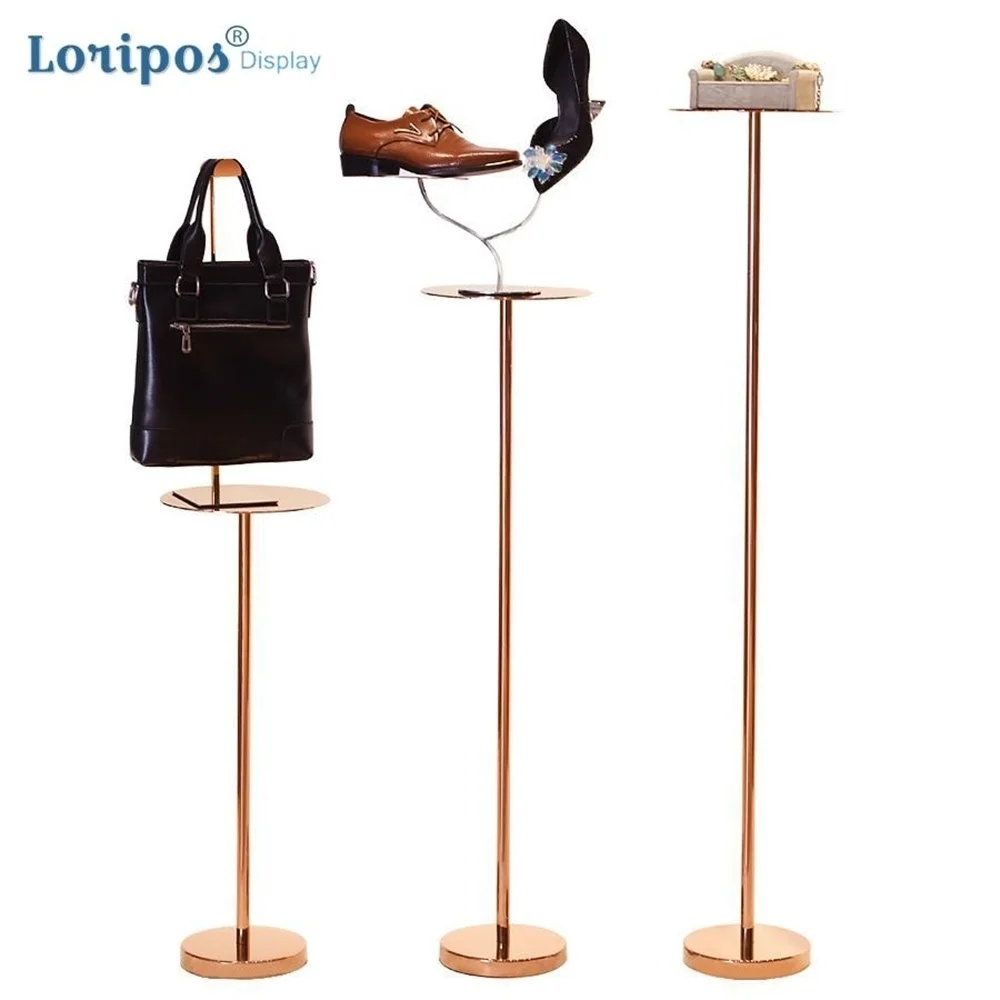 Window Display Shelf Shop Floor Corner Display Stand Shoe Display Rack Three Pieces Gold Silvery Metal Bag Display Stand Table
Window Display Shelf Shop Floor Corner Display Stand Shoe Display Rack Three Pieces Gold Silvery Metal Bag Display Stand Table