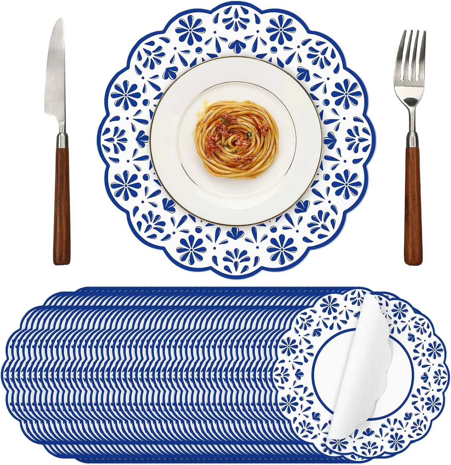 50 Pcs Talavera Paper Place Mats 13 Inch Talavera Baby Shower Disposable Placemats Round Paper Doilies Birthday Party Decoration
50 Pcs Talavera Paper Place Mats 13 Inch Talavera Baby Shower Disposable Placemats Round Paper Doilies Birthday Party Decoration