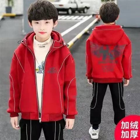 Kids Boys Spring and Autumn Set New Handsome Boys Loose Autumn Children's Long Sleeve Shirt Two Piece Set Fashion
Kids Boys Spring and Autumn Set New Handsome Boys Loose Autumn Children's Long Sleeve Shirt Two Piece Set Fashion