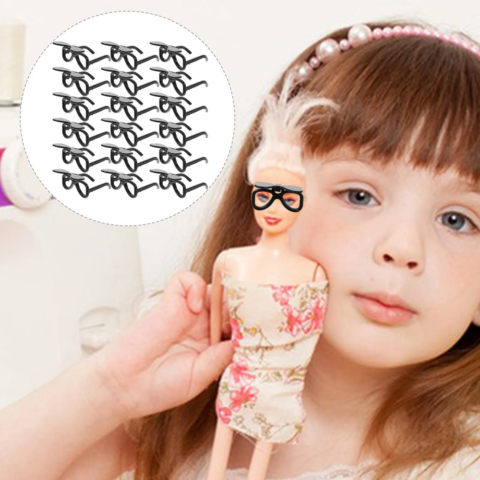 100Pcs Mini Sunglasses for Plastic Fashion Accessory Dress- Prop Craft Decor 18 Inch Dollhouse Miniature
100Pcs Mini Sunglasses for Plastic Fashion Accessory Dress- Prop Craft Decor 18 Inch Dollhouse Miniature