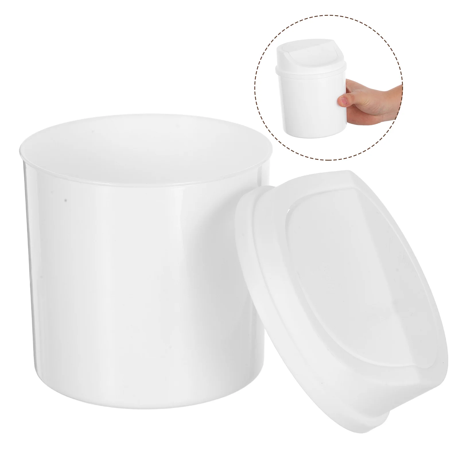 Mini Desktop Trash Can Compact 2L Garbage Bin with Lid Odor Sealing Countertop Waste Basket for Office Bedroom Kitchen Easy
Mini Desktop Trash Can Compact 2L Garbage Bin with Lid Odor Sealing Countertop Waste Basket for Office Bedroom Kitchen Easy