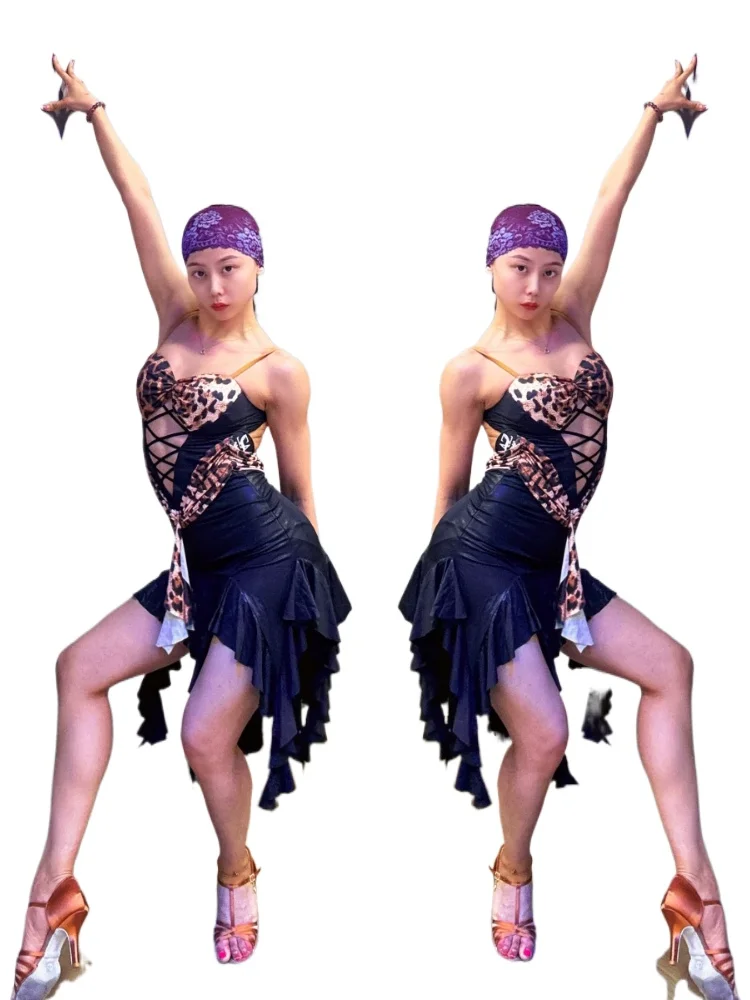 MZDance Women's Latin Dance Dress,Leopard Print Irregular Hip-Wrap Skirt for Cha Cha,Samba,Salsa Training and Performances。
MZDance Women's Latin Dance Dress,Leopard Print Irregular Hip-Wrap Skirt for Cha Cha,Samba,Salsa Training and Performances。