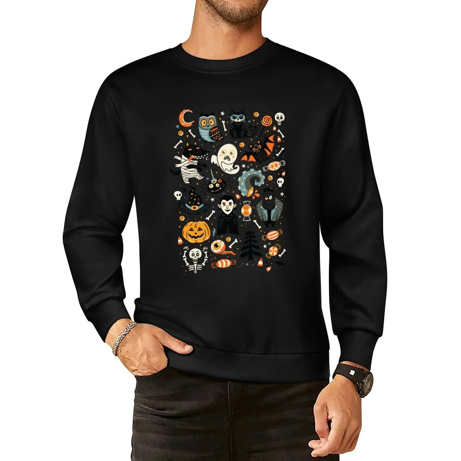Happy Halloween Pullover Hoodie winter clothes korean clothes tracksuit men new in hoodies & sweatshirts
Happy Halloween Pullover Hoodie winter clothes korean clothes tracksuit men new in hoodies & sweatshirts