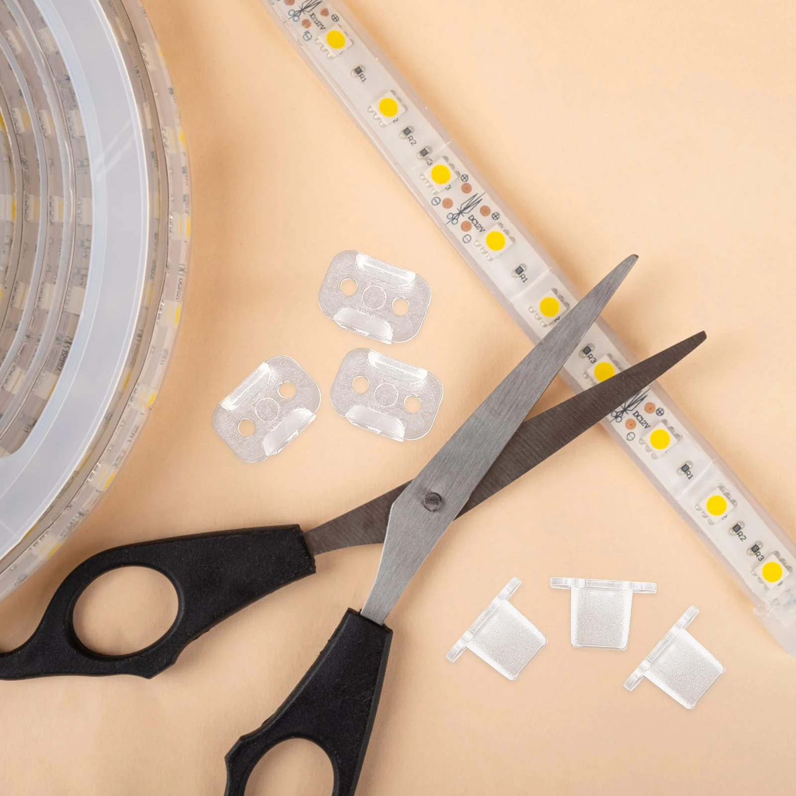 100 pcs LED Strip Clips for 6MM Wide Fixing Buckle Neon Mounting Bracket Plastic Durable Flexible Easy Installation
100 pcs LED Strip Clips for 6MM Wide Fixing Buckle Neon Mounting Bracket Plastic Durable Flexible Easy Installation