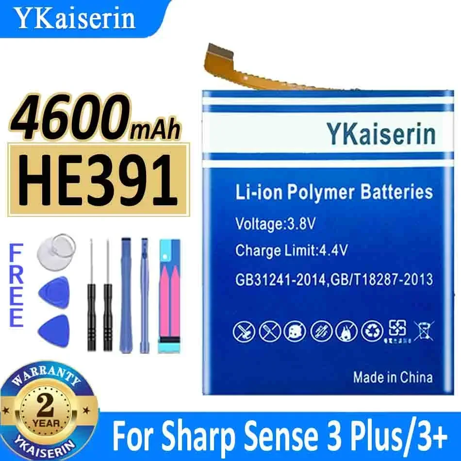 Аккумулятор ykaisin HE391 на 4600 мА · ч для Sharp Sense 3 Plus/3 + Sense3 Plus 3 Plus
Аккумулятор ykaisin HE391 на 4600 мА · ч для Sharp Sense 3 Plus/3 + Sense3 Plus 3 Plus