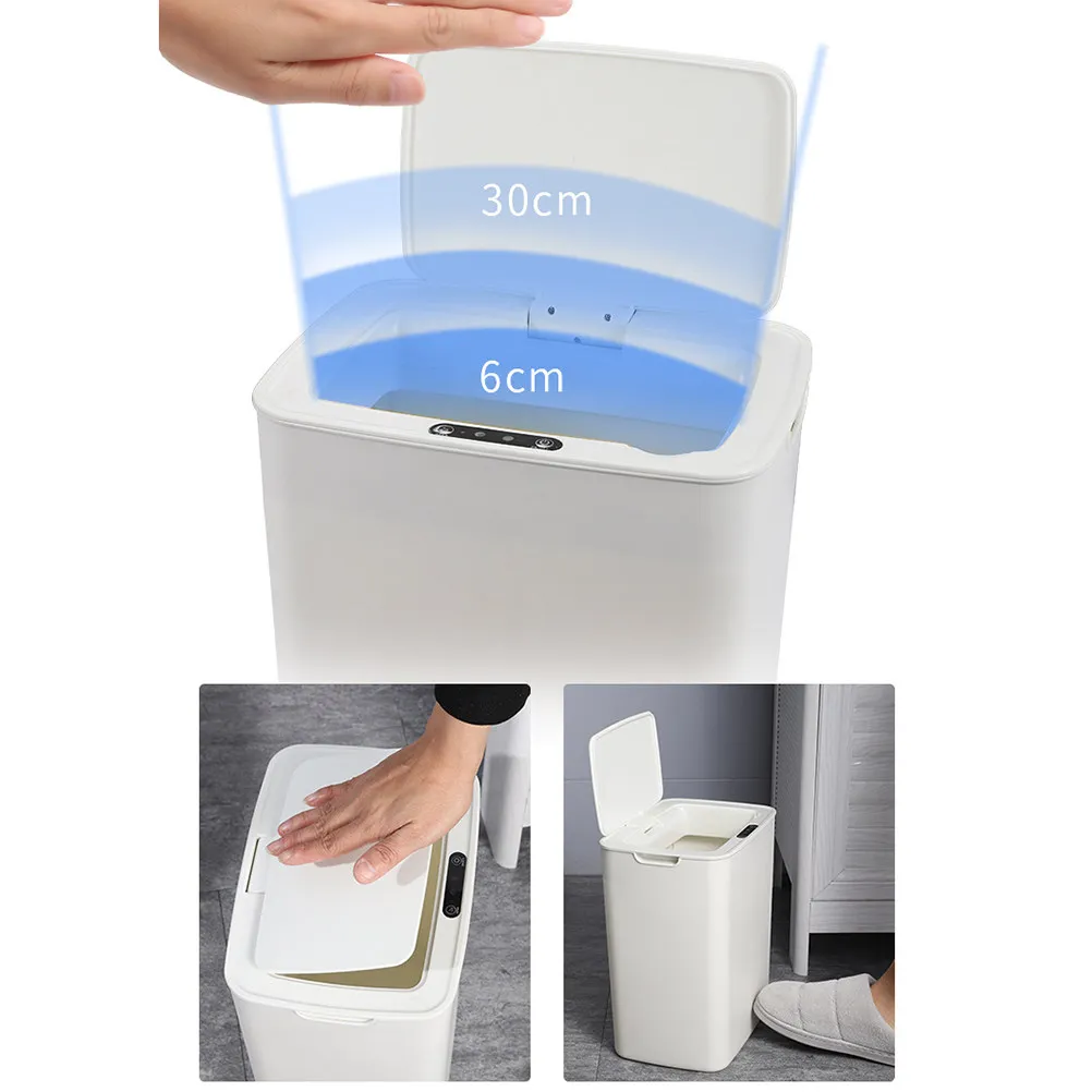 1 шт. Умное мусорное ведро с датчиком 14 л, автоматический индукционный контейнер для мусора для кухни, гостиной, дома, большой емкости, бесшумное
1 шт. Умное мусорное ведро с датчиком 14 л, автоматический индукционный контейнер для мусора для кухни, гостиной, дома, большой емкости, бесшумное