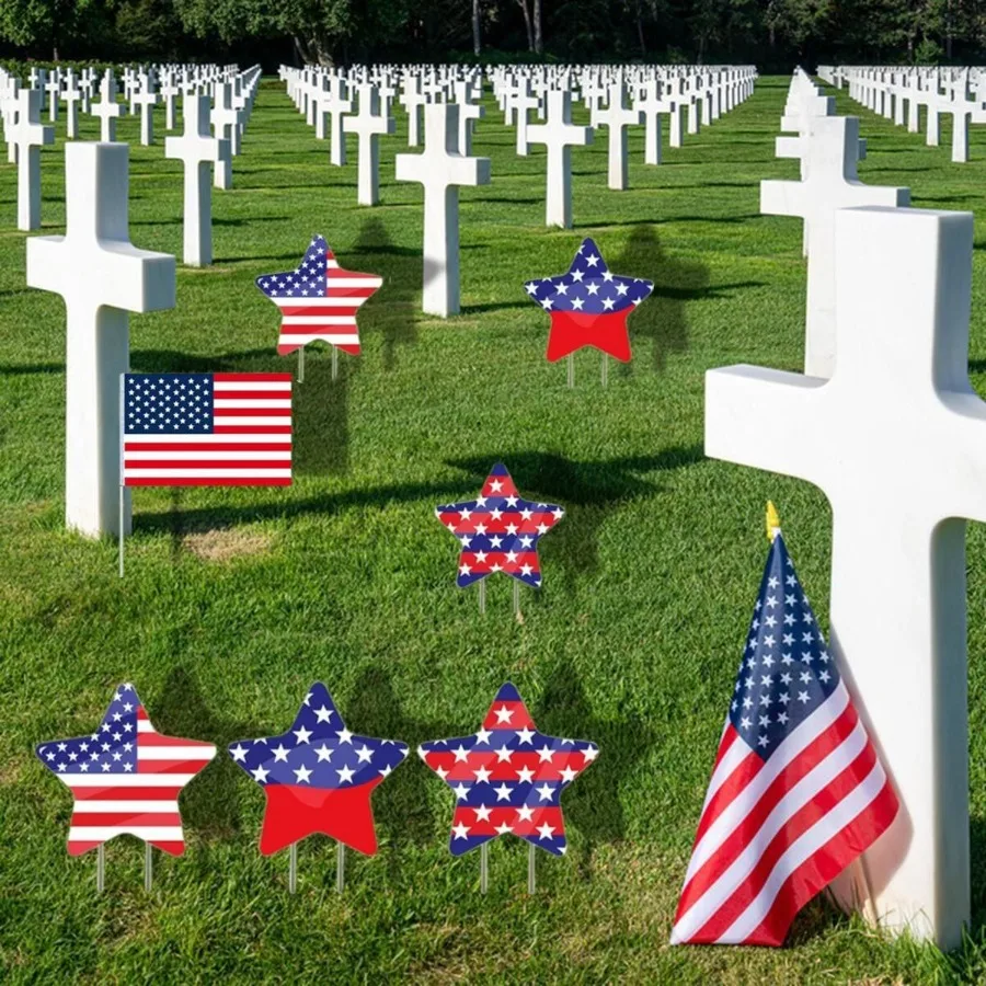 8 шт. знак двора 4 июля с 16 шт. колкой флаг США в форме звезды День памяти Газон Доктор на День независимости Патриотическая вечеринка Suppl
8 шт. знак двора 4 июля с 16 шт. колкой флаг США в форме звезды День памяти Газон Доктор на День независимости Патриотическая вечеринка Suppl