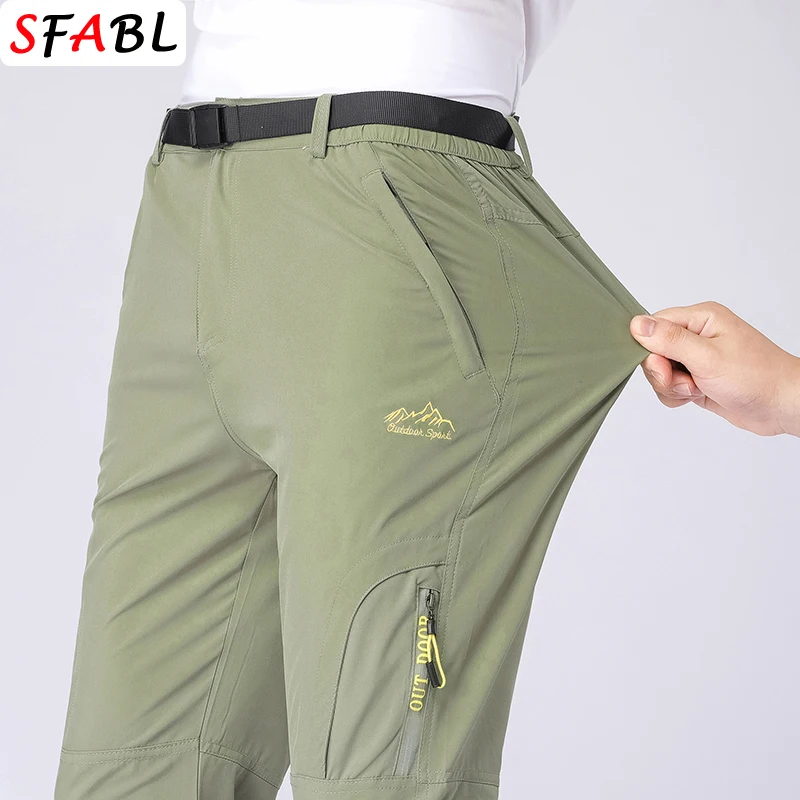 SFABL Thin Waterproof Quick Dry Men's Pants Camping Hiking Trekking High Stretch Trousers for Men Summer UV-Proof Outdoor Travel
SFABL Thin Waterproof Quick Dry Men's Pants Camping Hiking Trekking High Stretch Trousers for Men Summer UV-Proof Outdoor Travel