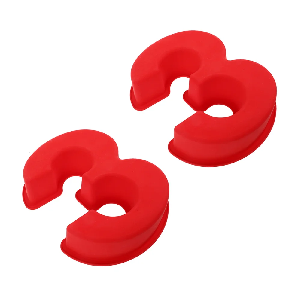 2pcs Silicone Baking Molds Number 3 Flexible Cake Pan Easy Release For Birthday Chocolate Fondant Microwave Freezer Safe Cake
2pcs Silicone Baking Molds Number 3 Flexible Cake Pan Easy Release For Birthday Chocolate Fondant Microwave Freezer Safe Cake