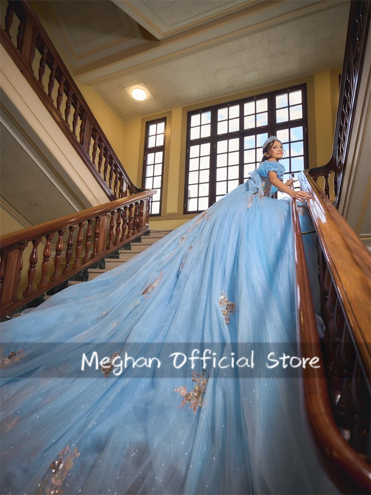 Sky Blue Quinceanera Dresses Ball Gown Off The Shoulder Appliques Sweet 16 Dresses 15 Años Customized
Sky Blue Quinceanera Dresses Ball Gown Off The Shoulder Appliques Sweet 16 Dresses 15 Años Customized