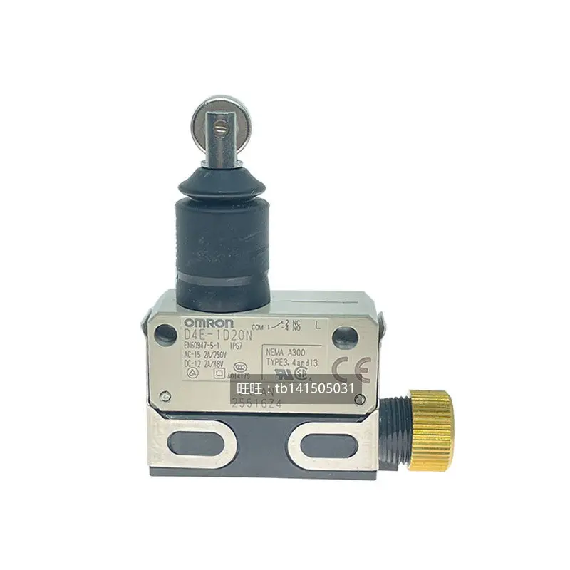 Omron D4E Series Limit Switch, D4E-1A10N 1A20N 1A21N 1B20N 1D10N 20N SPDT Roller Plunger
Omron D4E Series Limit Switch, D4E-1A10N 1A20N 1A21N 1B20N 1D10N 20N SPDT Roller Plunger