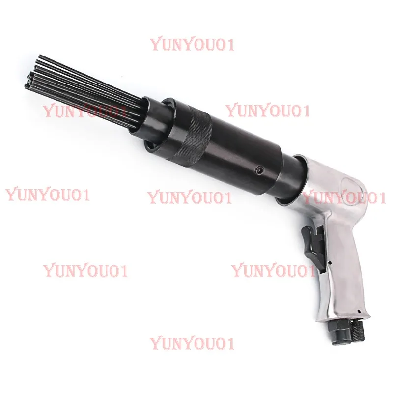 Bundle needle pneumatic rust remover, impact rust remover gun, air shovel, air hammer, extended alloy tool
Bundle needle pneumatic rust remover, impact rust remover gun, air shovel, air hammer, extended alloy tool