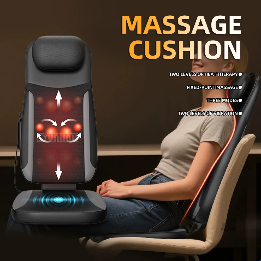 Massage Cushion Cushion Full-Body Multi-Function Household Electric Cervical Massage Cushion Massager Back Car Massager
Massage Cushion Cushion Full-Body Multi-Function Household Electric Cervical Massage Cushion Massager Back Car Massager