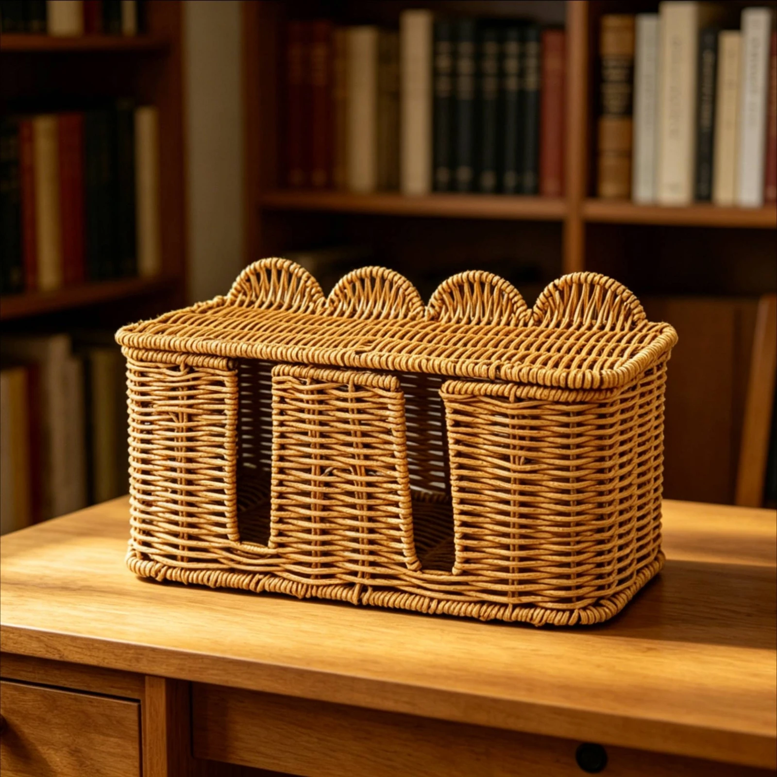 Rattan Power Strip Organizer Handwoven Power Strip Cover Box Desktop Cable Management Box Heat Dissipation Easy Entry Slots
Rattan Power Strip Organizer Handwoven Power Strip Cover Box Desktop Cable Management Box Heat Dissipation Easy Entry Slots