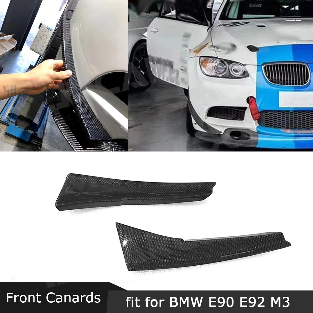 Carbon Fiber Front Canards Winglets For BMW 3 Series E92 E93 M3 2008-2013 2PCS Front Splitters Fins Shark Car Accessories
Carbon Fiber Front Canards Winglets For BMW 3 Series E92 E93 M3 2008-2013 2PCS Front Splitters Fins Shark Car Accessories