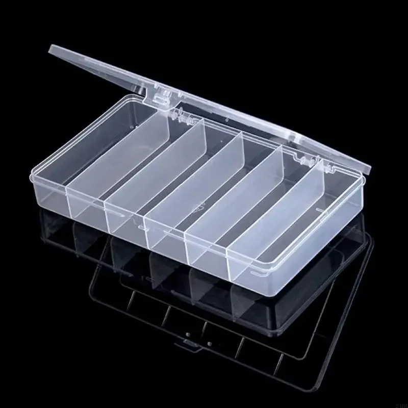 6 Grids Plastic Box with Dividers Craft Plastic Jewelry Box
6 Grids Plastic Box with Dividers Craft Plastic Jewelry Box