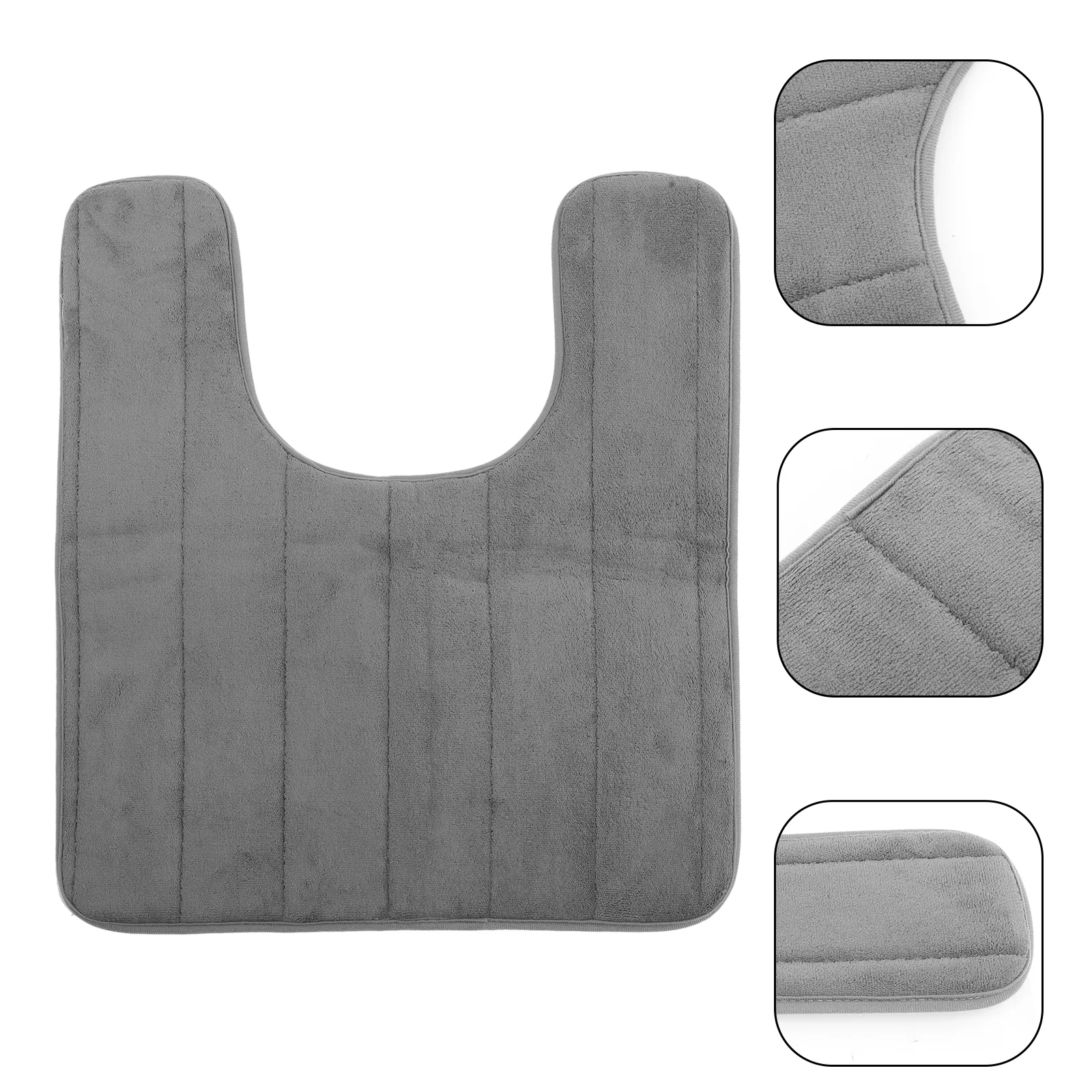50x60cm Memory Non Slow Rebound Bathroom Rugs Gray Absorbent Mats Set Decorative Anti Skid Easy Wash
50x60cm Memory Non Slow Rebound Bathroom Rugs Gray Absorbent Mats Set Decorative Anti Skid Easy Wash