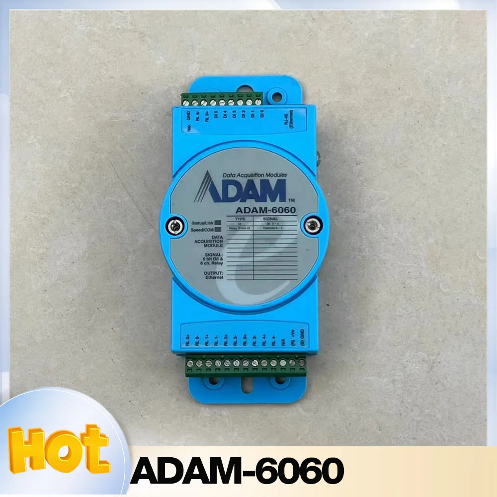 Для Advantech ADAM-6060 шесть цифровых входов DI релейный модуль Modbus 
Для Advantech ADAM-6060 шесть цифровых входов DI релейный модуль Modbus