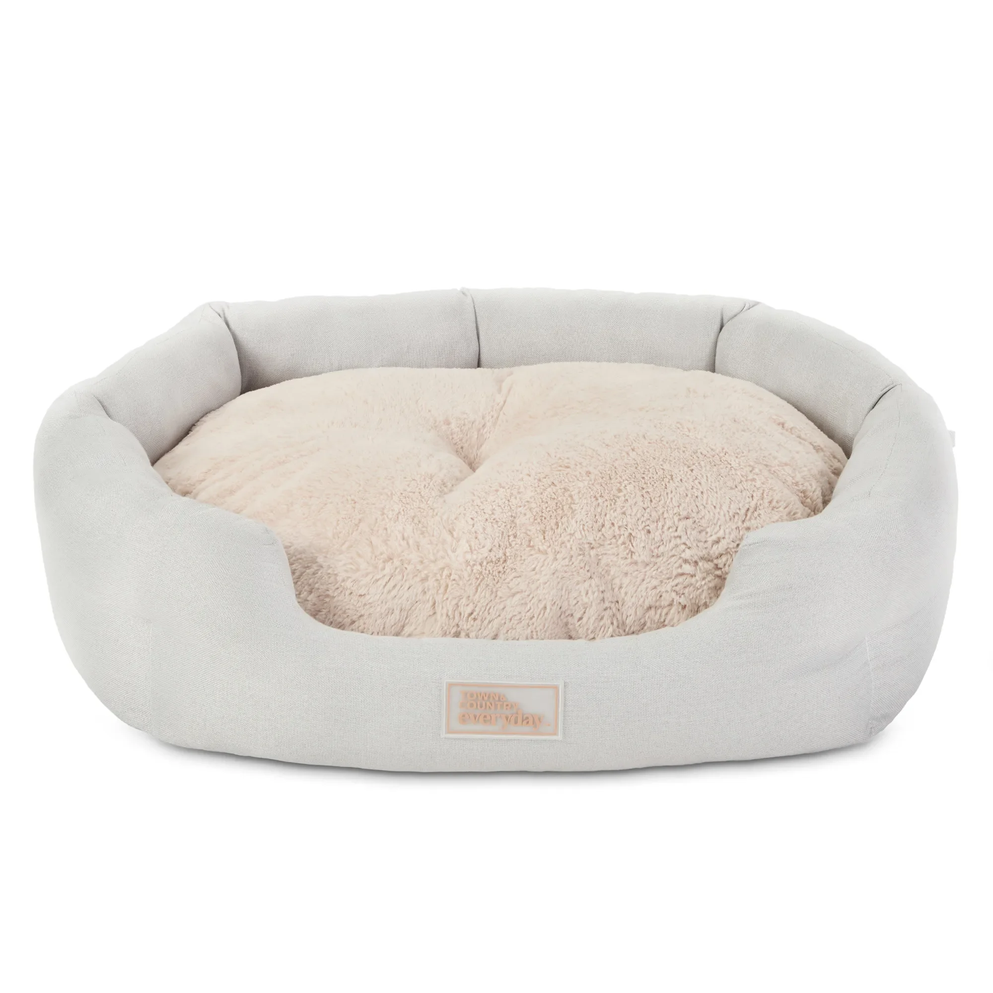 EVERYDAY CuddleTown Faux Linen Comfy Cozy Cuddler Pet Bed, Supportive & Calming Egg Crate Foam, Water Repellent, Non-Slip Bottom
EVERYDAY CuddleTown Faux Linen Comfy Cozy Cuddler Pet Bed, Supportive & Calming Egg Crate Foam, Water Repellent, Non-Slip Bottom