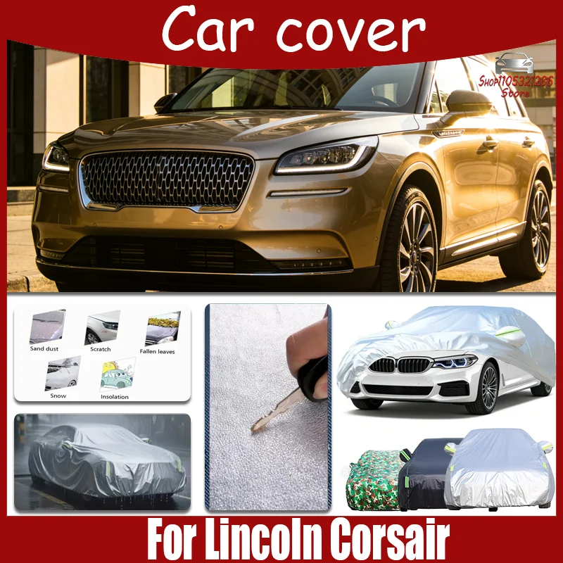 Full Car Cover For Lincoln Corsair Outdoor Use - Waterproof Snowproof Sunshade, Winter & Summer Auto Protection Accessories
Full Car Cover For Lincoln Corsair Outdoor Use - Waterproof Snowproof Sunshade, Winter & Summer Auto Protection Accessories