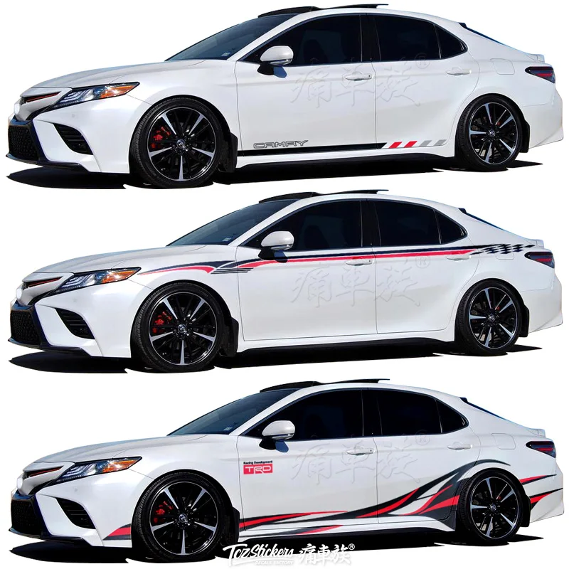 Автомобильная наклейка для Toyota Camry, модификация внешней части кузова, спортивные виниловые аксессуары, наклейка, пленка
Автомобильная наклейка для Toyota Camry, модификация внешней части кузова, спортивные виниловые аксессуары, наклейка, пленка