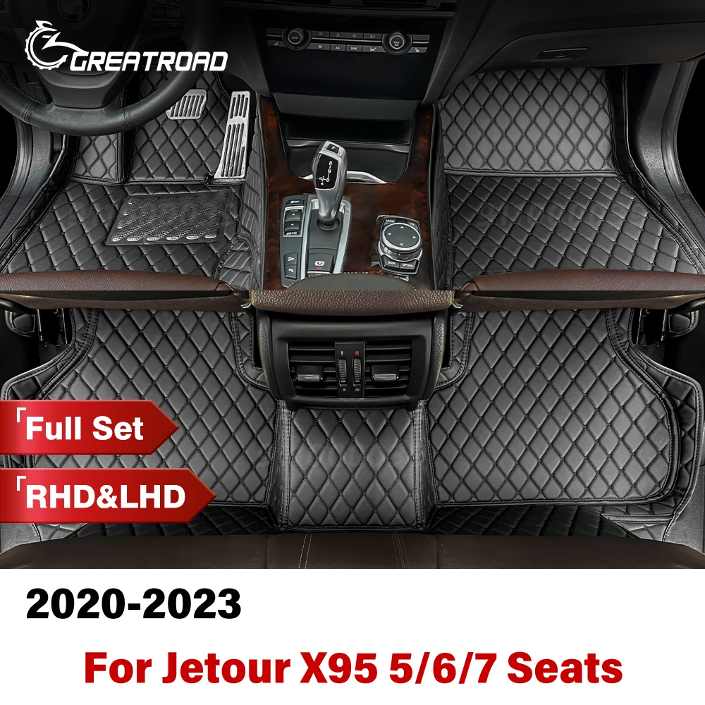 For Jetour X95 5/6/7 Seats 2020-2023 2022 2021 Custom Car Floor Mats Automobile Carpet Cover Interior Accessories Protective Pad
For Jetour X95 5/6/7 Seats 2020-2023 2022 2021 Custom Car Floor Mats Automobile Carpet Cover Interior Accessories Protective Pad