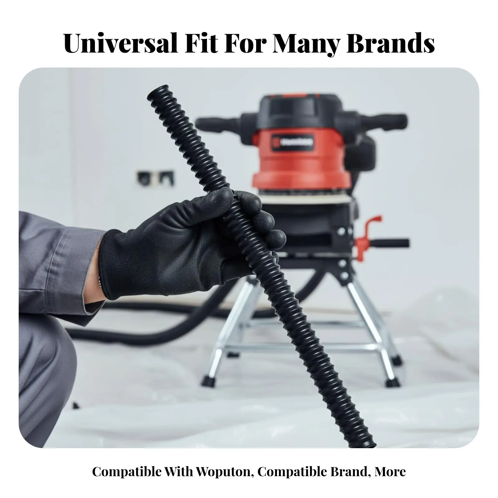 Surface Sander Vacuum Pipe Flexible Design Power Tool Accessory sturdyDuty Construction for DIYers, Professionals, Worklocation
Surface Sander Vacuum Pipe Flexible Design Power Tool Accessory sturdyDuty Construction for DIYers, Professionals, Worklocation
