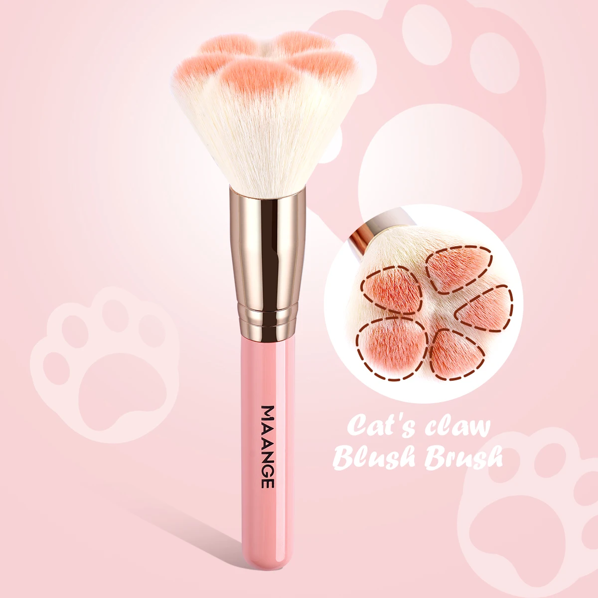 MAANGE Кисть для макияжа Cat Claw Большая пудра Britle Мягкий милый инструмент для макияжа для подарка на день рождения Кисть для румян с плотной щетиной на каждый день
MAANGE Кисть для макияжа Cat Claw Большая пудра Britle Мягкий милый инструмент для макияжа для подарка на день рождения Кисть для румян с плотной щетиной на каждый день