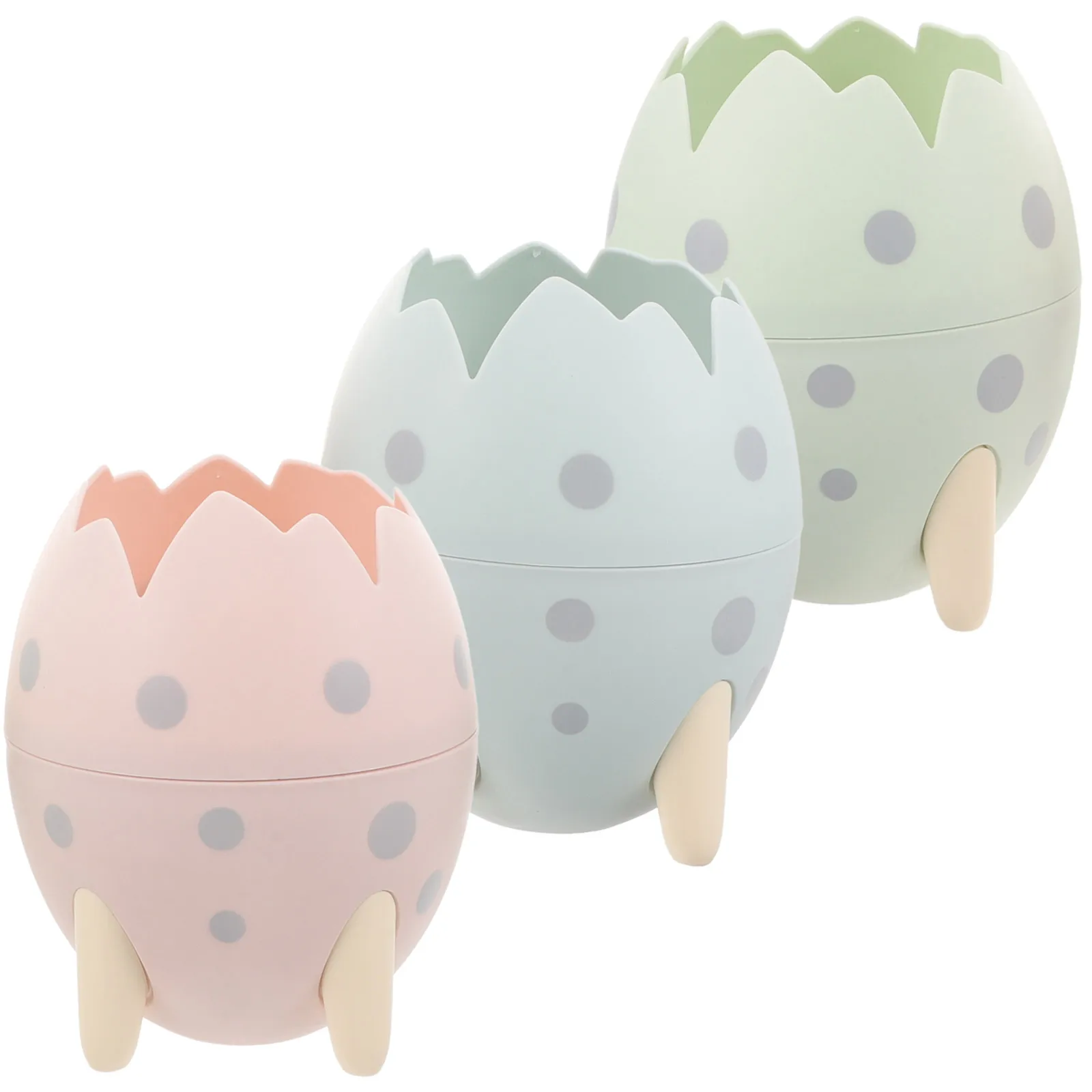 3pcs Dinosaur Egg Pen Holder Unique Desk Animal Cute Kawaii Makeup Brush Stand Large Capacity Smooth Surface Cartoon
3pcs Dinosaur Egg Pen Holder Unique Desk Animal Cute Kawaii Makeup Brush Stand Large Capacity Smooth Surface Cartoon