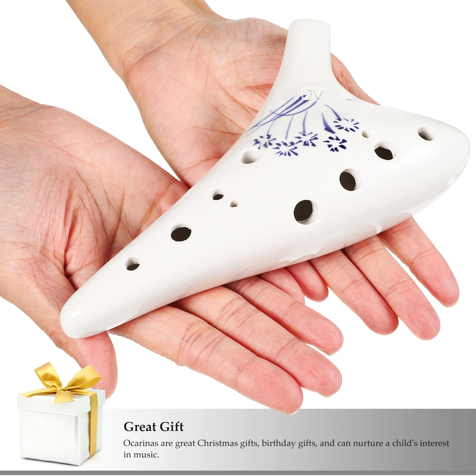 Alto C 12 Hole Ceramic Ocarina Instrument Smooth Surface Clear Sound Perfect for Beginner Practice Musical Gift
Alto C 12 Hole Ceramic Ocarina Instrument Smooth Surface Clear Sound Perfect for Beginner Practice Musical Gift