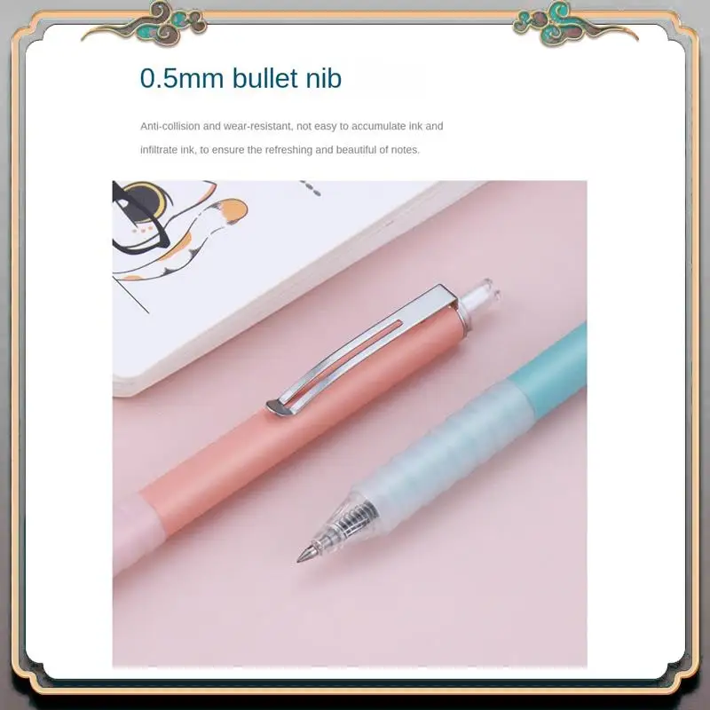 6 Piece Ballpoint Pens Grip Pen With Soft Grip, Silver Clip, And Writing Black Ink
6 Piece Ballpoint Pens Grip Pen With Soft Grip, Silver Clip, And Writing Black Ink