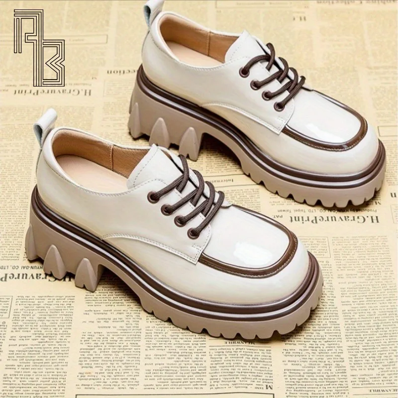 Женские маленькие кожаные туфли в британском стиле, весенне-осенняя мода 2025 года, высокие туфли на толстой подошве на толстом каблуке
Женские маленькие кожаные туфли в британском стиле, весенне-осенняя мода 2025 года, высокие туфли на толстой подошве на толстом каблуке