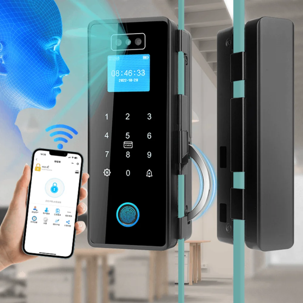 Tuya App Smart IP65 Waterproof Biometric Glass Fingerprint Lock for Aluminum Door Remote Control Access with Wooden Door Lock
Tuya App Smart IP65 Waterproof Biometric Glass Fingerprint Lock for Aluminum Door Remote Control Access with Wooden Door Lock