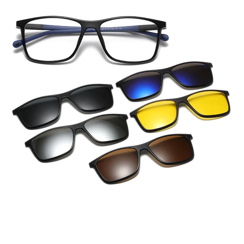 Men's Sunglasses Magnetic Suction Set of Glasses Myopia Glasses Men's Six-in-One Polarized Sunglasses Box Five Clip Gradient Fra
Men's Sunglasses Magnetic Suction Set of Glasses Myopia Glasses Men's Six-in-One Polarized Sunglasses Box Five Clip Gradient Fra