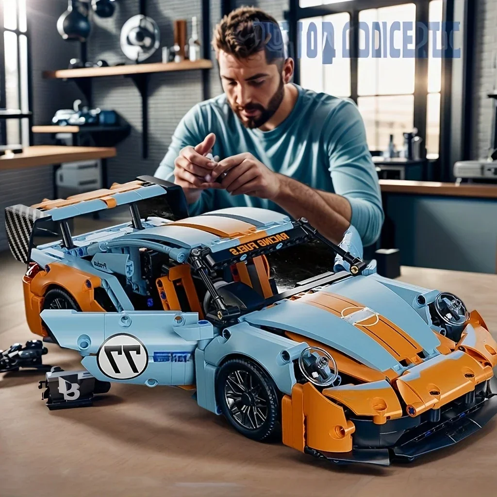 1:14 orange-blue building block supercar, ABS plastic assembly car model, birthday/Christmas/Halloween/Thanksgiving gift
1:14 orange-blue building block supercar, ABS plastic assembly car model, birthday/Christmas/Halloween/Thanksgiving gift
