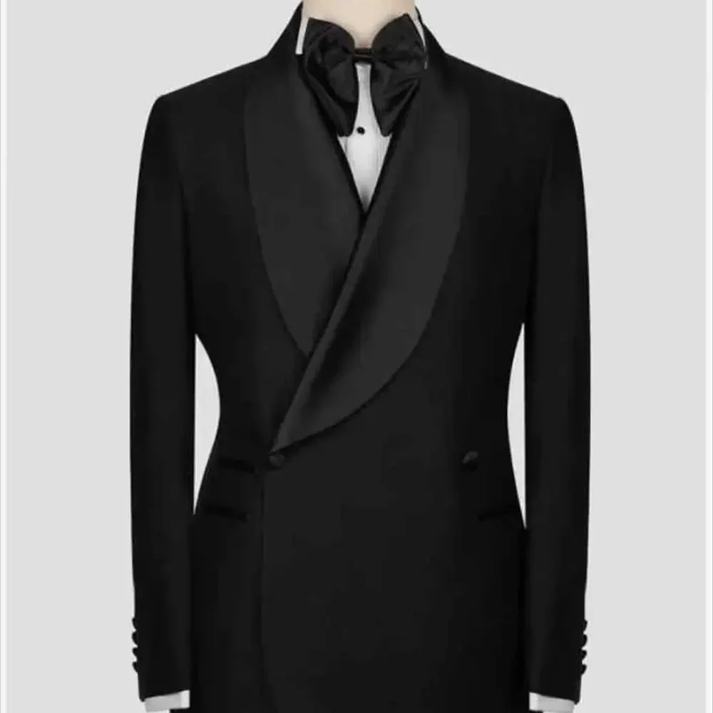 Black Men's Suit Jacket Slimming Fashion Blazer Double Row Men's Top Coat For Business Banquet Wedding Jacket
Black Men's Suit Jacket Slimming Fashion Blazer Double Row Men's Top Coat For Business Banquet Wedding Jacket