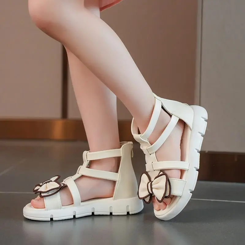 Girls Roman Sandals 2026 New Summer Princess Style Soft Sole Casual Children's Shoes
Girls Roman Sandals 2026 New Summer Princess Style Soft Sole Casual Children's Shoes